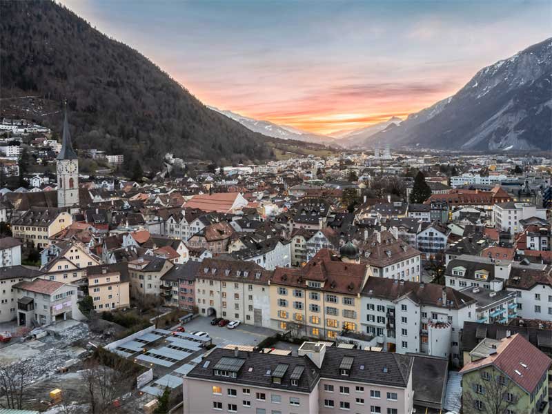 Coira città svizzera montagne alpi My Dream Lux