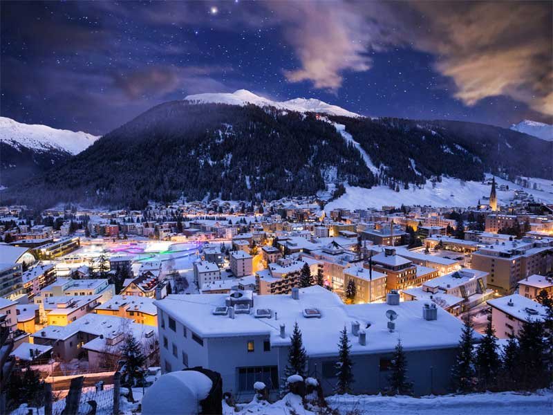 Davos città Svizzera montagne neve My Dream Lux