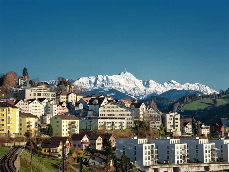 Herisau città Svizzera montagne neve My Dream Lux