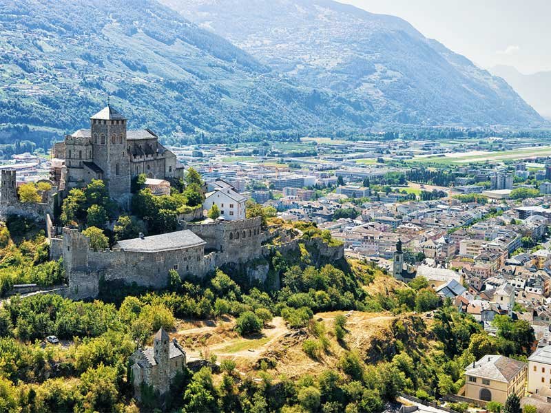 Sion città Svizzera castello My Dream Lux