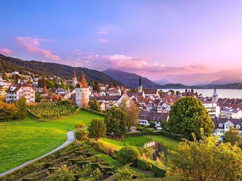 Zugo città Svizzera lago montagne My Dream Lux
