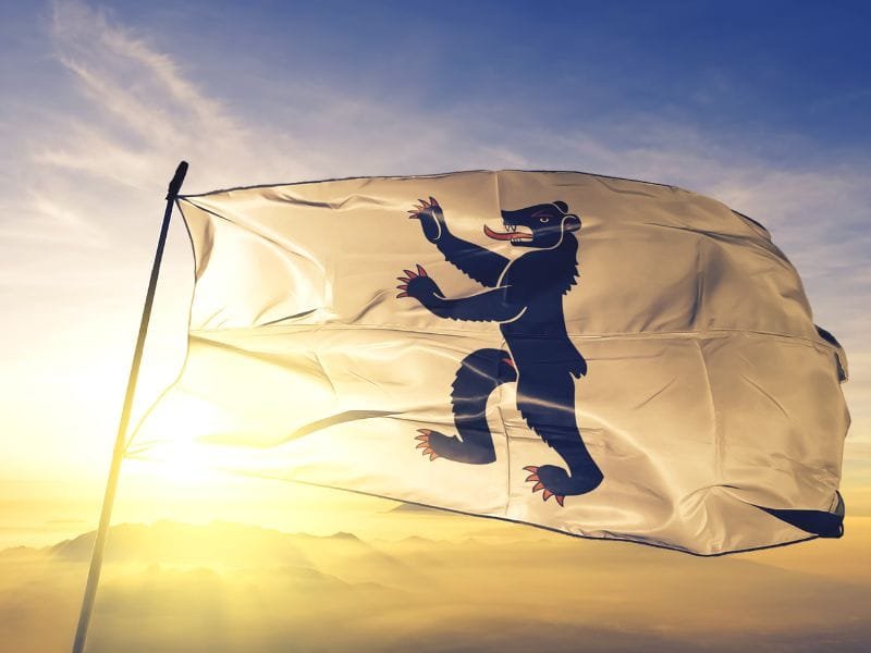 Canton Appenzello Interno Svizzera Bandiera