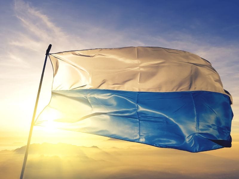 Canton Lucerna Svizzera Bandiera