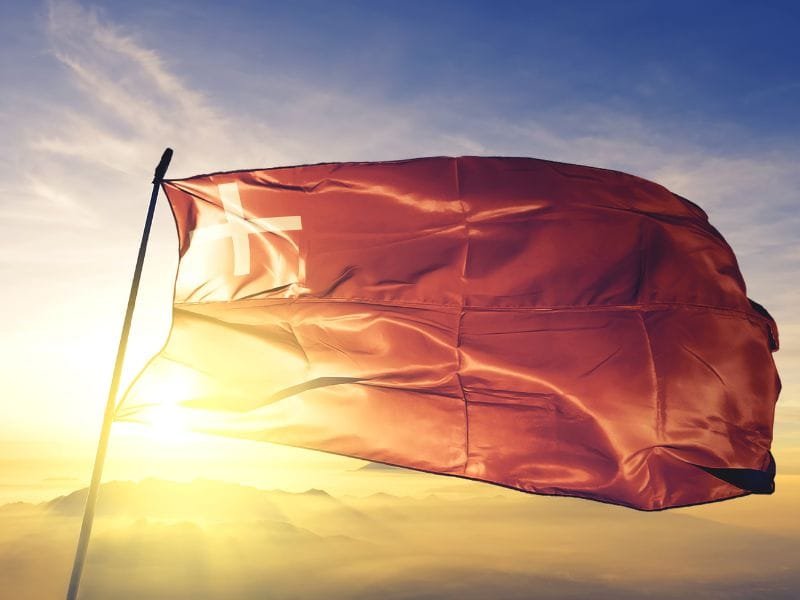 Canton Svitto Svizzera Bandiera