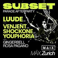 Description: The night doesn’t end, it evolves. Join us at Schiffbau, where the energy of the parade carries on into the late hours.
Entry: One-way door policy, no re-entry allowed
Doors: 22:00 - 04:00
Age: +18 years